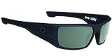 Spy Optic Dirk 672052038864 Polarized Wrap Sunglasses, Black