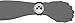 Nixon A486-180 Mens The 48-20 Chrono Black Silver Watch