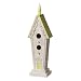 Flutter and Flora Tall Green Decorative Birdhouse