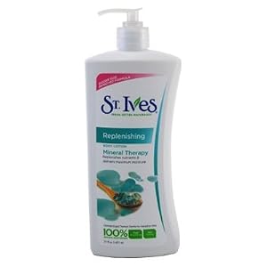 St. Ives Deep Replenishing Mineral Therapy Body Lotion, 21 Ounce