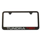 Toyota Tundra TRD License Plate Frame Black USA Made High-End