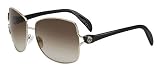 GIORGIO ARMANI SUNGLASSES WOMEN'S LIGHT GOLD BLACK GA762/S EEI