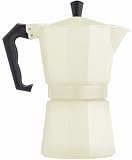 Le'Xpress Italian Style Espresso Six Cup Coffee Maker - Cream ITAL6CREAM