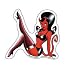 Evilkid - Sexy Devil Girl - Sticker / Decal