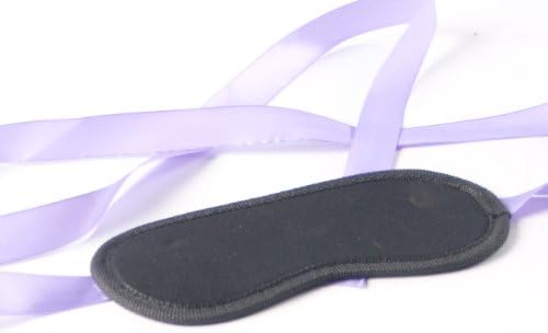 Black Blindfold with Lavender sash tie