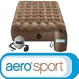 Twin Size Sport All-Terrain Inflatable AeroBed® Air Mattress Bed with Dual Power Pump