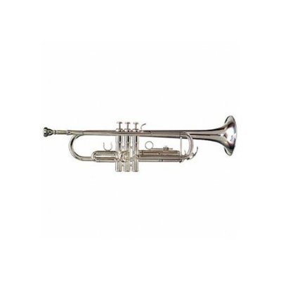 Austin Bazaar B Flat Nickel Plated Trumpet with Case