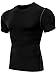NELEUS Men's 3 Pack Workout Athletic Compression Shirts,Black,US XL,EU 2XL