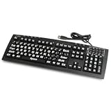 LARGE PRINT KEYBOARD, MULTIMEDIA, USB