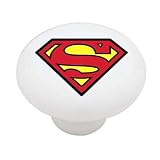 Superman Decorative High Gloss Ceramic Drawer Knob