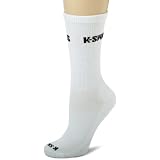 K-SWISS Women's Crew-Cut Running Socks
