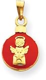  : Guardian Angel Charm, 14K Yellow Gold