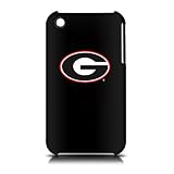 Georgia Bulldogs - Tribeca Varsity Jacket HardShell Case for iPhone 3g/3gs - Matte Black