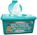 CutiesTM Quilted Wash Cloths Size 7.7" x 7.0" 80/Tub