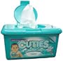 CutiesTM Quilted Wash Cloths Size 7.7" x 7.0" 80/Tub