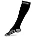 Go2Socks Compression Socks for Men Women Nurses Runners 20-30mmHg Medical Stocking Athletic (DarkBlue, L)