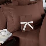 1500 Thread Count King 4pc Bed Sheet Set 100% Egyptian Cotton Deep Pocket 1500 TC Solid Chocolate 1500 Thread Count King 4pc Bed Sheet Set 100% Egyptian Cotton Deep Pocket 1500 TC Solid Chocolate