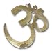 Brass Om Plaque