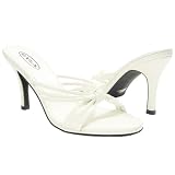 Women's Casual Slip On High Heel Sandals White 5-10