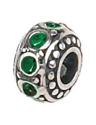Zable Birthstone Wheel - May Birthstones Sterling Silver Charm