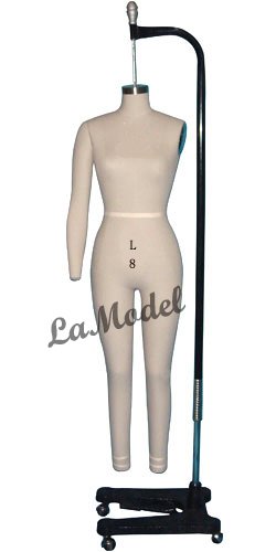 Full Body Female Dress Form Size 8 **Free Arm** mannequins