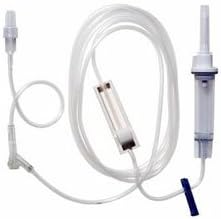 XBV1416 - B Braun Medical Basic IV Administration Set with Non-Vented Injection Site, 15 drops/mL Drip Rate