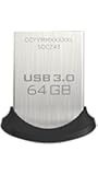 SanDisk Ultra Fit CZ43 64GB USB 3.0 Low-Profile Flash Drive Up To 130MB/s Read- SDCZ43-064G-G46