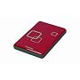 Toshiba Canvio Plus 750 GB USB 2.0 Portable External Hard Drive E05A075PBU2XR (Rocket Red)
