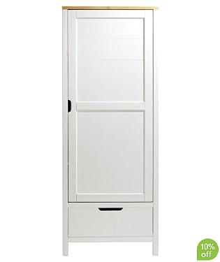 East Coast Colby Wardrobe - White