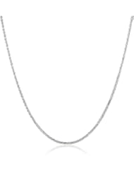14k Gold 1.3mm Spiga Chain Necklace, 16"