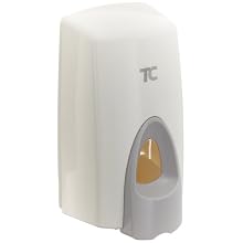 Rubbermaid Commercial FG450017 Wall Mount Manual Foam Skin Care Dispenser, White, 800 mL Capacity, 2.55" Length x 1.2" Width x 1.15" Height