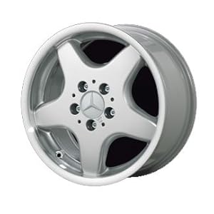 18" 5 Spoke "AMG Style" Alloy Wheels for Mercedes Benz - Set of 4 with Lug Bolts and Center Caps
