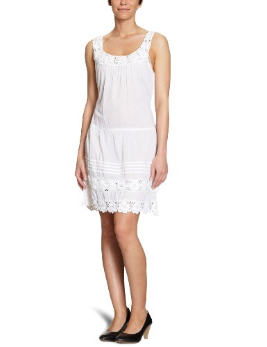 Kaffe Damen Kleid (mini) 51417, Gr. 38, Beige (003 Chalk) Preisvergleich