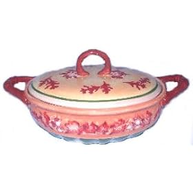 Fall Leaf thanksgiving CASSEROLE covered SERVING DISH by Ganz