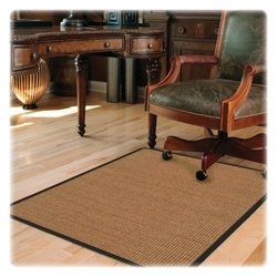 Deflect-o Band Sisal Chair Mat, Hard Floor, 46 by 60-Inch, Light Brown On Sale