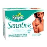 Pampers Sensitive Baby Wipes, 144 Wipes
