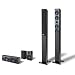 Pure Acoustics Dream Tower 5pcs Home Theater Set In Black