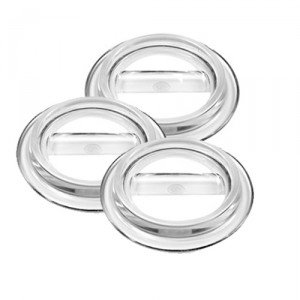 Lucite Piano Caster Cups, Clear, Set of 3 for Grand Pianos - Virtually Indestructible Lucite Piano Caster Cups, Clear, Set of 3 for Grand Pianos - Virtually Indestructible