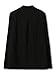Persun Women Black Stand Collar Double Breasted Long Sleeve Cape Coat