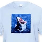 Great White Shark - Toddler Light-Blue-T-Shirt (3T)