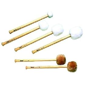 Yamaha artista-mestre concerto bass drum Mallets geral - único - pilha