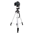 Professional 57" Three Way Aluminum Pan Head Tripod with Tilt, Quick Release Plate, 360 Viewing, Leg Locks, Bubble Level and MORE - Works for Panasonic GF Series , Olympus PEN , Sony NEX and More Micro Four Thirds Cameras