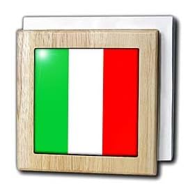 Italian Flag - 6 Inch Tile Napkin Holder by 3dRose LLC