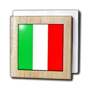 Italian Flag - 6 Inch Tile Napkin Holder by 3dRose LLC