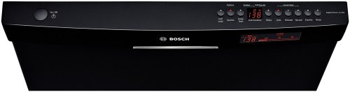 Bosch 800 Series 24 In. Black Recessed Handle Built-In Dishwasher