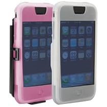 Speck Products iPhone Skin Tight 2-Pack Clear/Pink IPH-CLRPNK-SK