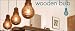 Kitchen & Housewares : WOODEN BULB MADE BY SUCK UK