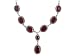 58.50CTW ENHANCED RUBY OXIDIZED STERLING SILVER NECKLACE