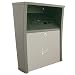 LARGE WALL MOUNTED LOCKING CIGARETTE BIN ASHTRAY