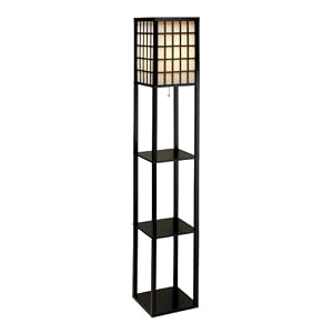 Adesso 3672-01 Middleton Floor Lamp, Black by Adesso